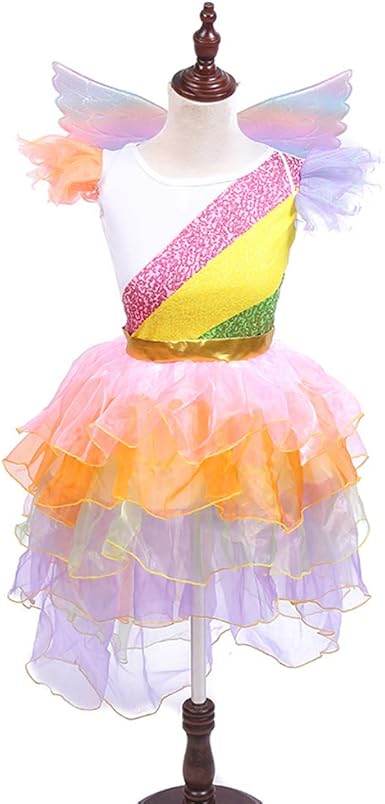 unicorn rainbow tutu dress
