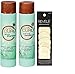 U R Curly Soya shampoo 10oz and U R Curly Quinoa conditioner 10oz With Loofah Facial Cleansing Pad