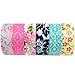 Wrapables Japanese Washi Masking Tape Collection, Premium Value Pack (Set of 6) VPK2