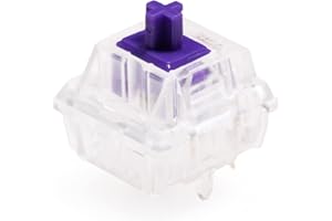 KPREPUBLIC Gateron Zealio V2 Switch Tactile 62g 65g 67g 78g 5pin SMD RGB mx stem Switch for Mechanical Keyboard Purple Colorway (X70 PCS, Zealio 67g Switch)