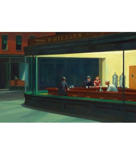 Amazon.com: Early Sunday Morning, c.1930 Art Print by Edward