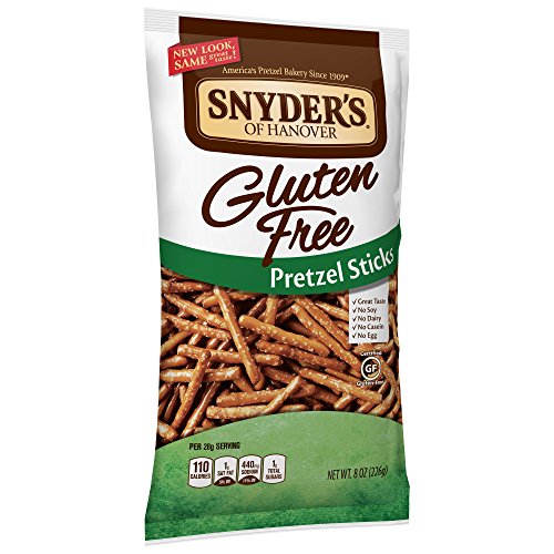 4 Snyders+Hanover+Gluten+Pretzel+Sticks