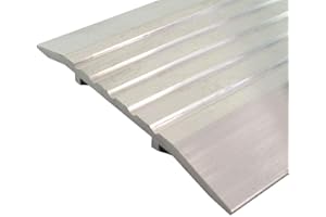 LEGACY MANUFACTURING, LLC. Fire Rated/ADA approved/Mill Aluminum Door Threshold/Saddle (3445MA), FH (Flathead) Screw #10 x 1/2'' supplied, (48" L x 1/4" H x 4" W)