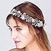 FAYBOX Bridal Vintage Crystal Pearl Hairbands Wedding Hair Accessories