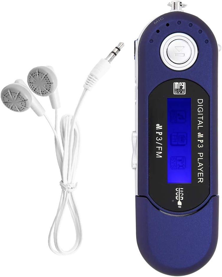 Mini MP3 Player with FM Radio, Portable Music MP3 USB Player with LCD