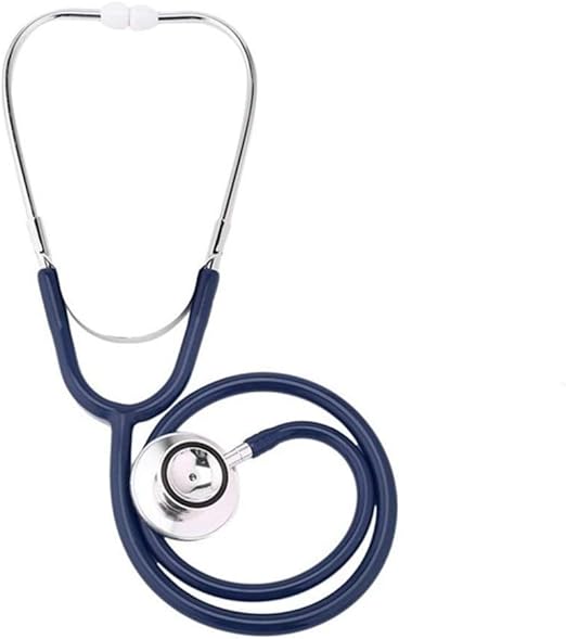 Amazon Com Xunlin Double Sided Stethoscope Single Tube Doctors Nurse Professional Cardiology Stethoscope Aluminium Alloy Chestpiece Medical Device Color Blue Home Kitchen