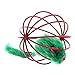 Cat toys,NNDA CO 2Pcs Funny Pet Cat Lovely Kitten Gift Interactive Play Toys With Fake Mouse Ball, 6.2 cm/ 2.44