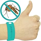 invisaband 5 Pack All Natural Mosquito Repellent Bracelets - Guaranteed to Work - Fast, Easy, No Deet, Mess, Spray or Plastic - 30 Day Money Back Guarantee