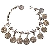 Hot Boho Silver Coin Tassel Gypsy Festival Turkish Tribal Ethnic Anklet Bracelet