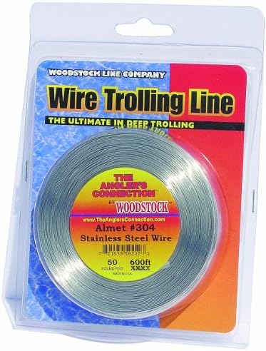 Woodstock Almet 304 Stainless Steel Fishing Wire, 1000 Feet, 60-Pounds Test (.028 DIA)