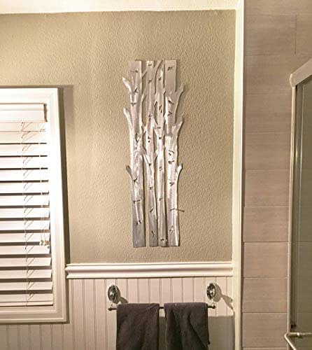Amazon.com: Aspen Tree Metal Wall Art Birch Forest Hallway Entry Patio