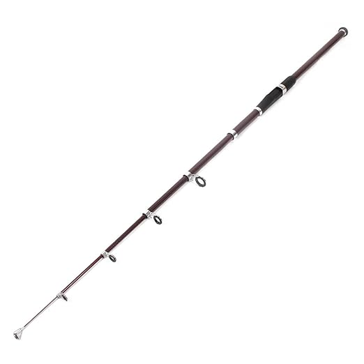 Dark Purple Black 2.6m 6 Sections Freshwater Telescopic Fishing Rod Pole Surf Fishing Rods