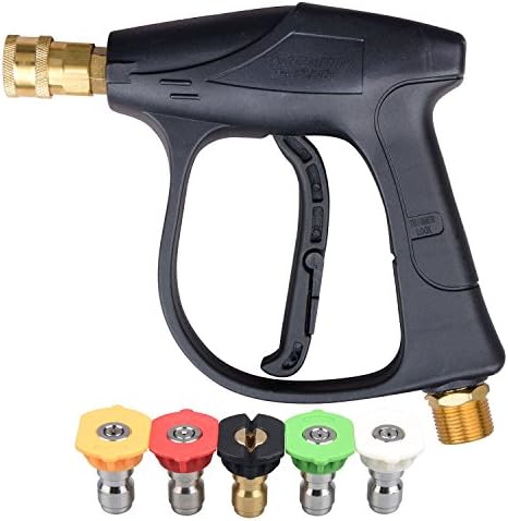 Goodxin Car Washer Gun 3000 PSI High Pressure Washer Gun M22 With 5 Nozzles for Car Pressure Power Washers X-033