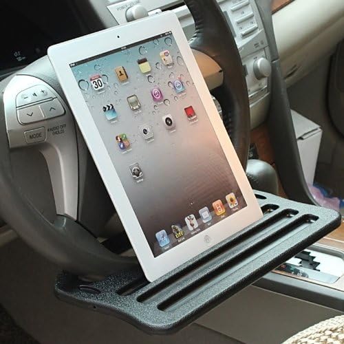 Manso Useful Computer Wordpad Desk Tray for Car Auto Ipad Laptop PC Holder Mount Black