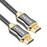 High Speed HDMI Cable, 4K HDMI Cable 5ft HDMI 2.0 Cable 1080P, Nylon Braided Cover Supports Ethernet, 4K, Ultra HD, 3D, HDR, Audio Return Channel for PC, 3D TV, Xbox 360, PS3, PS4 ect