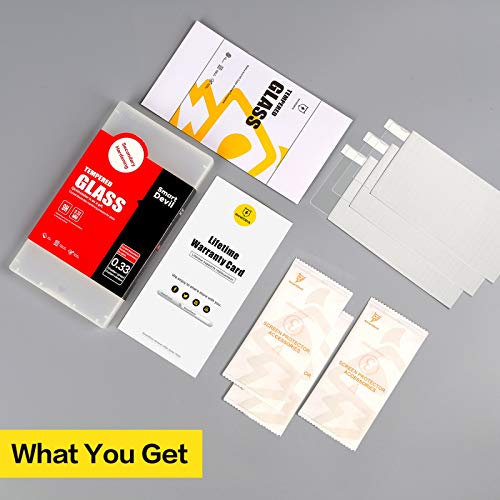 SmartDevil-[3 Pack] Screen Protector Tempered Glass for Nintendo Switch,Transparent HD Clear Anti-Scratch Screen Protector Compatible Nintendo Switch,[Enhanced Edition] 2.5D arc edge tempered film