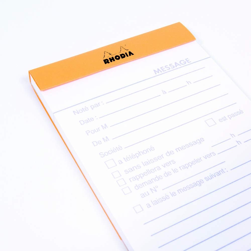 Rhodia Message Pad, No140 - Orange - French Text - Image 5