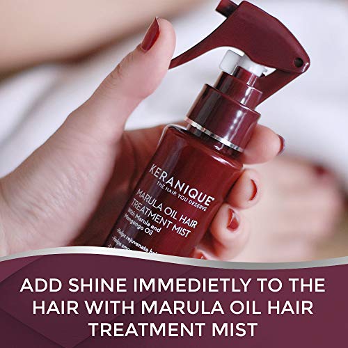 Keranique Marula Hair Oil Leave In Treatment Mist Add Instant Shine