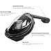 Gintenco 180° Full Face Snorkel Mask. Anti-Fog and Anti-Leak Free Breathing Scuba Diving Equipment with Adjustable Head Straps – Swimming Gear (Black, L/XL)