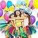 Novelty Place Blue Plush Happy Birthday Cake Hat - Unisex Adult Size Fancy Dress Party Hats - Perfect as Party Favors, Costume Accessories - Cake & 5 Multicolor Candles