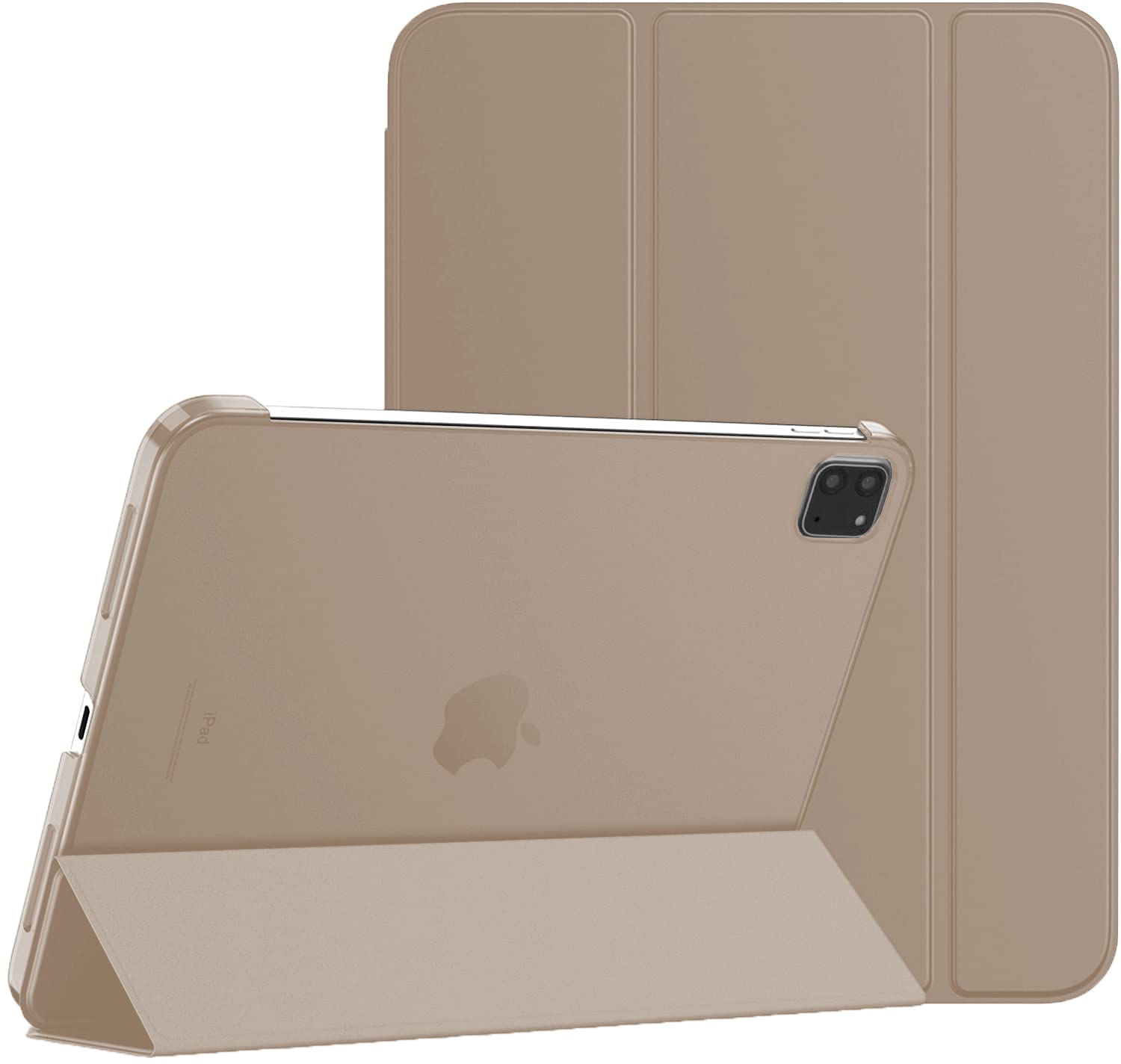 For iPad Pro 11 inch (2022, 2021 and 2020) Smart Case with Magnetic Auto Sleep/Wake Function Slim Cover (Gold)