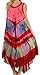 Sakkas 10SE Tasanee Caftan Tank Dress / Cover Up - Red - One Size