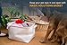 Magic Solutions New Canvas Storage Bin, Toy Organizer (2 Stickers Included) - Large Enough for Baby and Dog Toys, Clothing, Best as Kids Toy Box, Laundry Hamper and Nursery Organizer (White/Ivory)