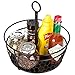 MyGift 9-Inch Metal Chicken-Wire Tabletop Condiment Caddy