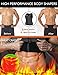 NonEcho Men Sauna Vest Hot Sweat Waist Trainer Corset Neoprene Tank Top Shapewear Slimming Shirt Workout Suit