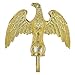 Yescom Handcrafted Gold Eagle Finial Flagpole Plastic Top for 20'/25'/30' Telescopic Outdoor Yard Garden Flag Pole