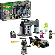 LEGO DUPLO Batman Batcave 10919 Action Figure Toy for Toddlers; with Batman, Robin, The Joker and The Batmobil
