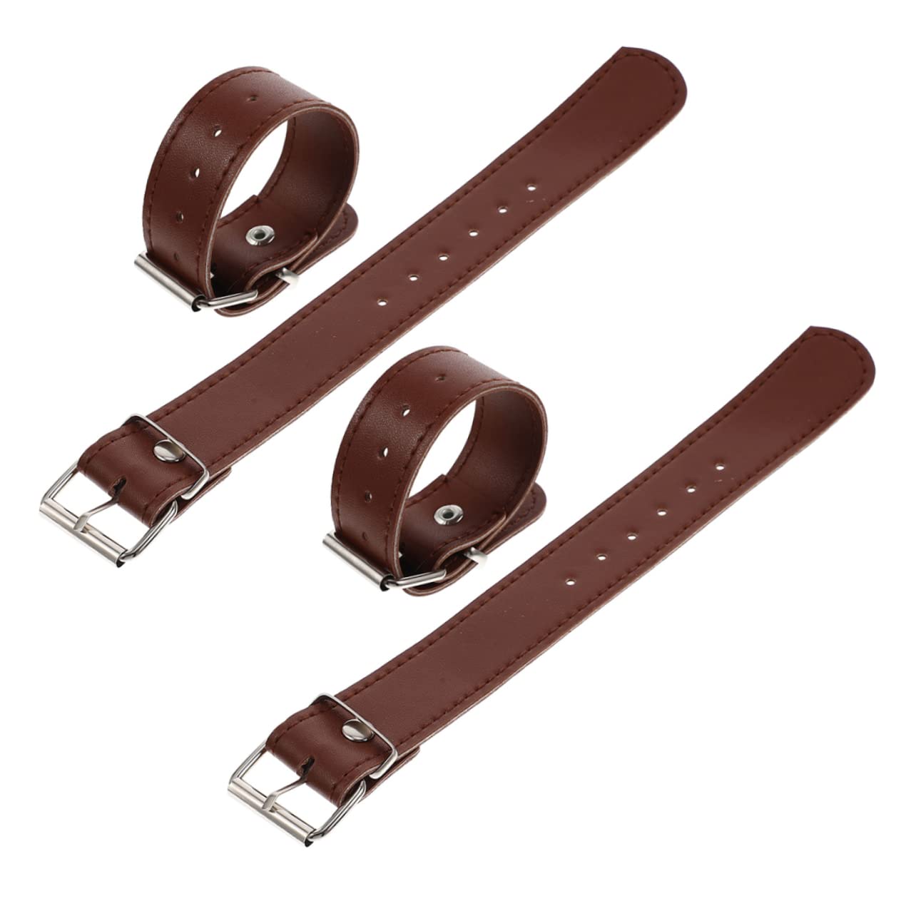 BESPORTBLE 2 Pairs Wicker Bike Basket Strap Bike Front Cargo Belts Bike Front Basket Strap Cycling Basket Strap Bike Basket Strap Brown