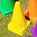 Coast Athletic 9 Inch Sports Training Cones All Yellow - 6 PACK