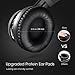 Mpow Thor Bluetooth Headphones On Ear, 40mm Driver Wireless Headset Foldable with Mic, Wired and Wireless Headphones for Cell Phone/ TV/ PC