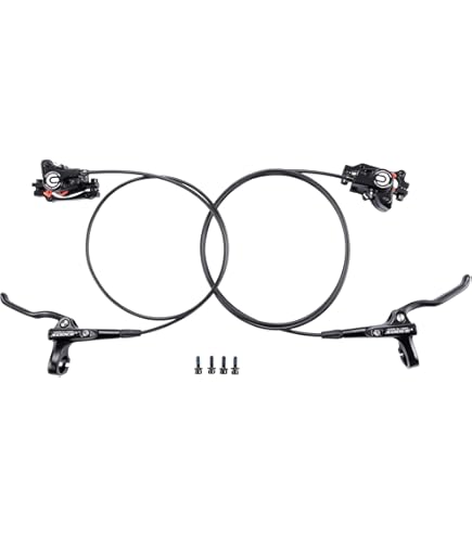 Shimano Uniseks - schijfrem voor volwassenen BR-MT520 & BL-MT501, zwart, één maat
