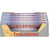Toblerone Snow Top Chocolate Bars, 3.52 oz, 20 Count
