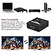 HDMI Switch, 2 Ports HDMI Splitter 1 in 2 out Bi-direction Switcher 2 x 1 / 1 x 2 HDMI Hub-Support 3D, 1080P, 2K, 4K 30Hz video transmission (Black)