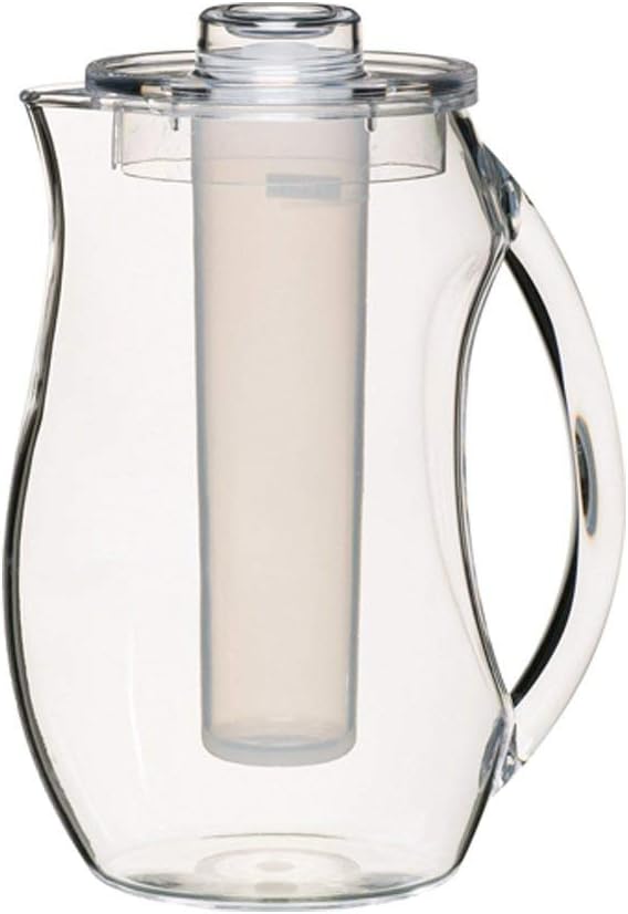 KitchenCraft Fridge Water Jug with Fruit Infuser and Ice Core, 2.3 L