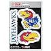 FANMATS NCAA Kansas Jayhawks Team Decal, 3-Pack,Blue