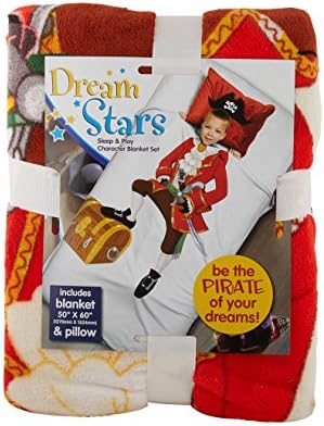 Sleep &amp; Play Pirate Character Blanket Set