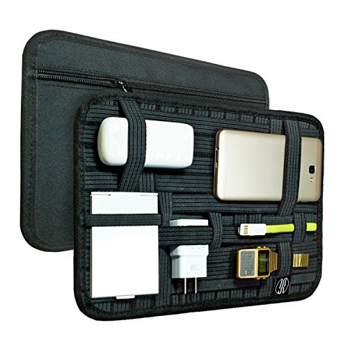 Yr 14-inch travel organizer & electronic organizer board,elas…
