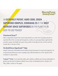 Polvo de superalimento HealthForce Vitamineral verde, 5.29 onzas