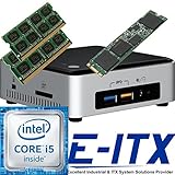 Intel NUC6I5SYH 6th Gen (Skylake) Core i5 System (BOXNUC6I5SYH), 32GB Dual Channel DDR4 , 240GB M.2 SSD, WiFi, Bluetooth, Pre-Assembled and Tested by E-ITX