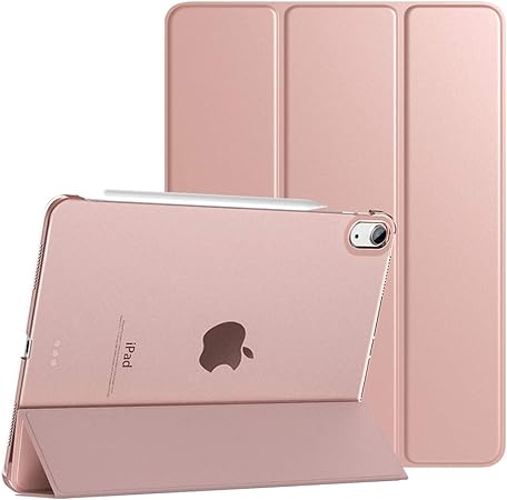 Timovo Case For New Ipad Air 4th Generation Ipad Air 4 Case 10 9 Inch 2020 Support 2nd Gen Apple Pencil Charging Slim Stand Protective Cover Shell With Auto Wake Sleep Rose Gold Amazon Co Uk
