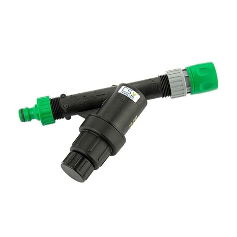 CS Bewässerungssysteme GmbH Wasserfilter 75 micron mit Druckminderer 1.0 bar und Hahnanschluss und Schnellschlauchstück GL