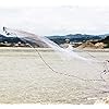 JSHANMEI-Handmade-Fishing-Bait-Cast-Net-Clear-Mono-Line-American-Saltwater-Net-for-Bait-Trap-Fish-4ft6ft7ft8ft9ft10ft12ft-Radius-38inch-Mesh-Size
