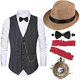 1920s Costume Accessories for Men - Gatsby Fedora