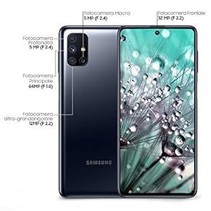 Samsung Galaxy M51, Smartphone, Display 6.7" Super AMOLED Plus, 4 Fotocamere, 128GB Espandibili, RAM 6 GB, Batteria 7000 mAh, 4G, Dual Sim, Android 10, Nero [Esclusiva Amazon] - immagine 4