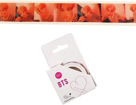 Amazon Co Jp Saitrewed Bts 防弾少年団 Bt21 可愛い紙テープ Map Of The Soul Persona 手帳用シール マスキングテープ ラッピング デコレーション Boy With Luv 写真シール 透明スッテカー 手作り 日記 家計簿 和紙製 和紙テープ 剥がしやすい かわいい 人気 応援