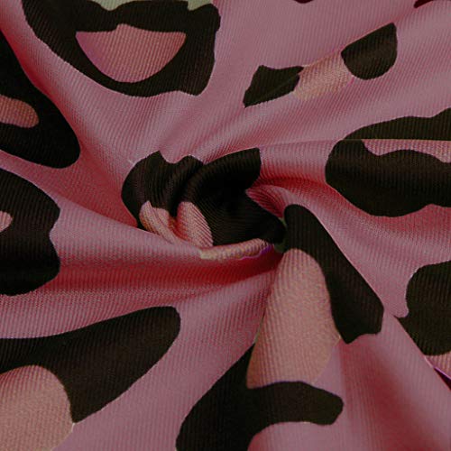 Womens Sexy Tops 2019, YEZIJIN Fashion Women Sexy V-Neck Leopard Print Blouse T-Shirt Tops Pink